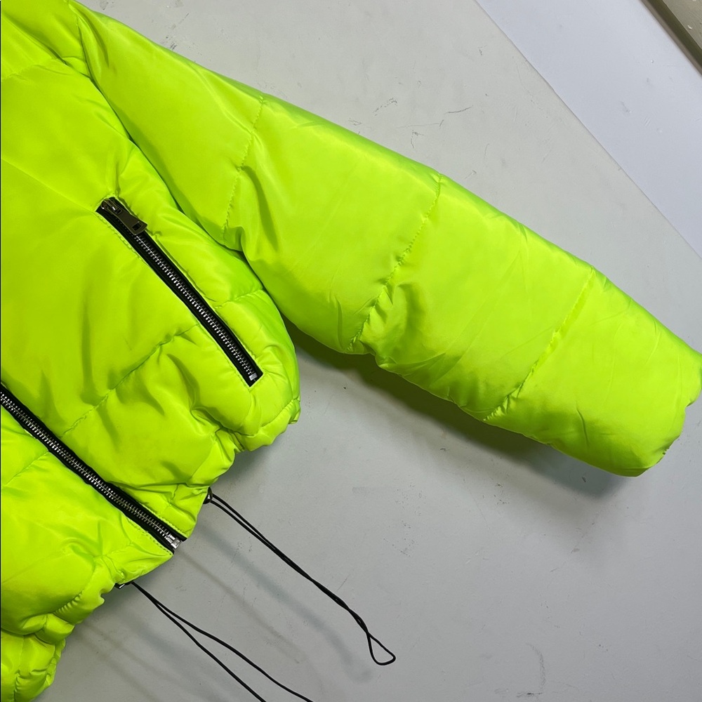 Nasty Gal Neon Green Jacket - Picture 4 of 7